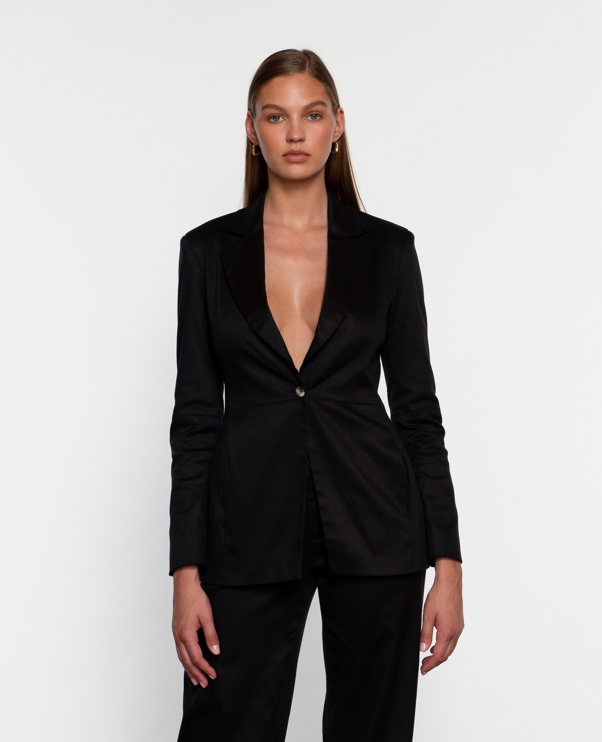 アウターその他 ERMANNO SCERVINO Woman Blazer Black D466I331IILM 95708 ERMANNO SCERVINO: Blazer woman - Black | Ermanno Scervino